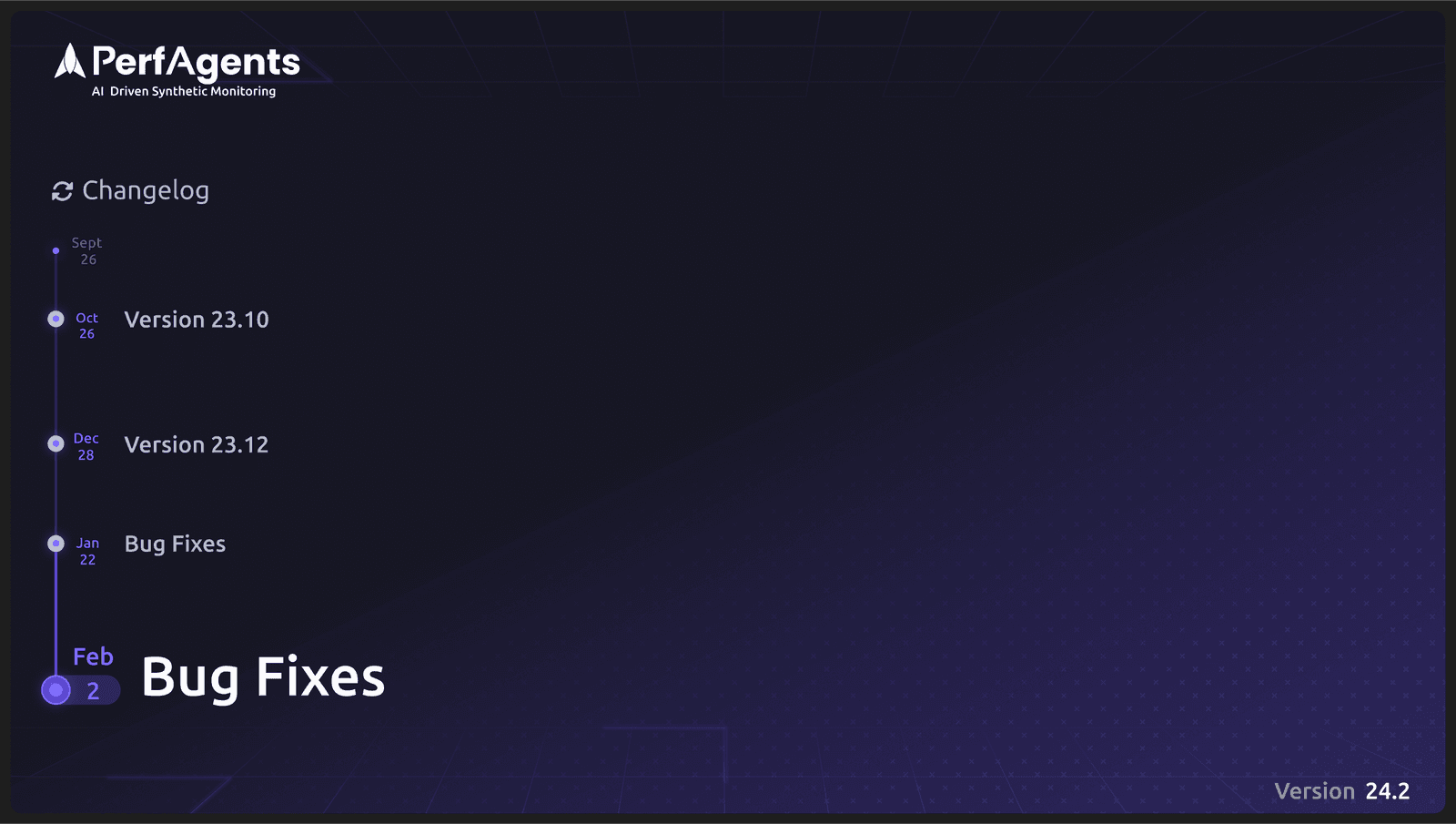 Bug fixes